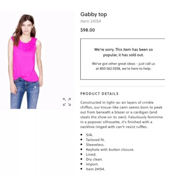 J Crew Pink Gabby Blouse - Picture 2 of 11